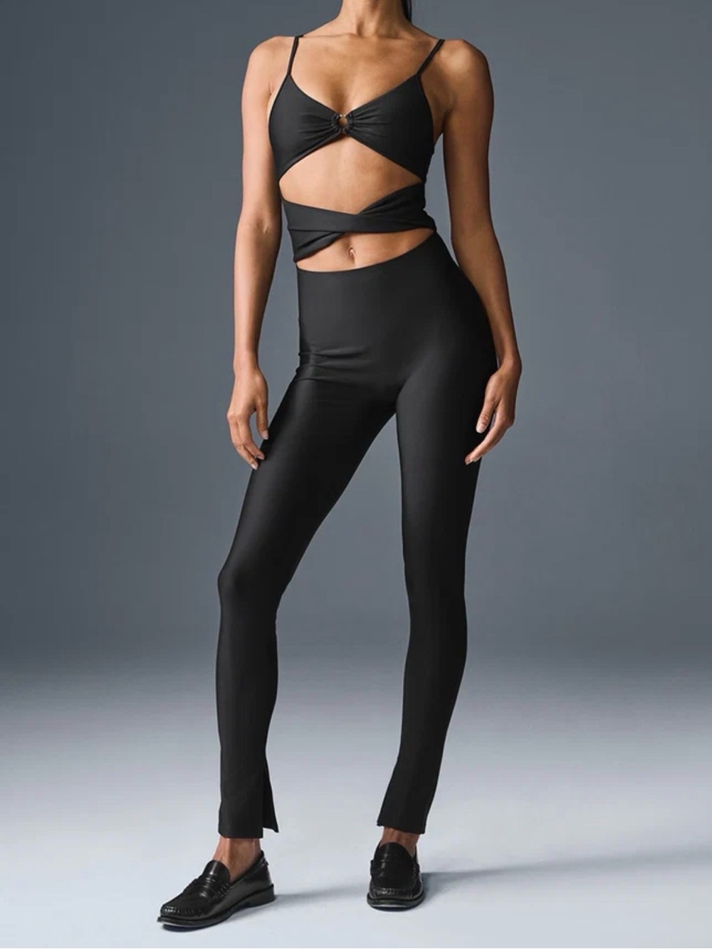 Alo Yoga Airlift A-List Jumpsuit One Piece Black Size XS